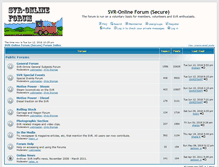 Tablet Screenshot of forum.svr-online.org.uk